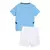 CONJUNTO INFANTIL MANCHESTER CITY I 24/25 - PUMA -AZUL COM DETALHES EM PRETO - comprar online