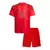 CONJUNTO INFANTIL BAYERN DE MUNIQUE I 24/25 - ADIDAS - VERMELHO COM DETALHES EM PRETO