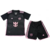 CONJUNTO INFANTIL INTER MIAMI II 24/25 - ADIDAS - PRETO COM DETALHES EM ROSA