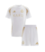 CONJUNTO INFANTIL AL-NASSR 24/25 - ADIDAS - BRANCO COM DETALHES EM DOURADO