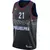 REGATA PHILADELPHIA 76ERS CITY EDITION 20/21 - NIKE MASCULINA - PRETA