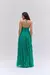 VESTIDO LONGO SILKY PLISSE VERDE - loja online