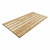 TAMPO DE TECA NATURAL RETANGULAR 1200X200X17MM