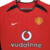 Manchester United - Camisa - Blusa - Uniforme - Manto - 2003/2004 - 2004/2005 - Vodafone - Nike - Vermelha - Vermelho - Premier League - Champions League - Ronaldo - CR7 - Raridade - Mural Retro - Kit - Jersey - T-shirt - Man