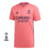 Real Madrid - Madrid - Camisa - Uniforme - Blusa - Manto - Mural Retro - Retrô - Raridade - Emirates - Fly Better - 2 - Away - II - Rosa - 2020/2021 - Masculino - Masculina - Kit - Jersey Pink - Rose - Benzema - Zidane - Marcelo - Man - Men - UEFA - Champ