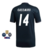 Real Madrid - Madrid - Cristiano Ronaldo - CR7 - Camisa - Blusa - Uniforme - Manto - 2 - Away - II - Preta - Detalhes Cinza - Casemiro - 2018/2019 - Retro - Raridade - FIFA - Mundial - Champions League - Kit - Jersey - Black - Preto - Preta - Masculino - 