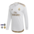 Real Madrid - Camisa - Manga Longa - Manto - Uniforme - Blusa - Branca - Branco - 2019/2020 - Fly Emirates - Detalhes Dourado - Adidas - Marcelo - 1 - Home - I - Masculino - Masculina - Homem - Kit - Jersey - White - T-shirt - Long Sleeve - Buy - Retro - 