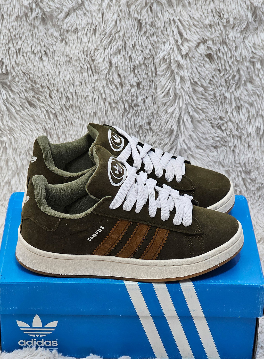 Adidas campus verde oliva hotsell