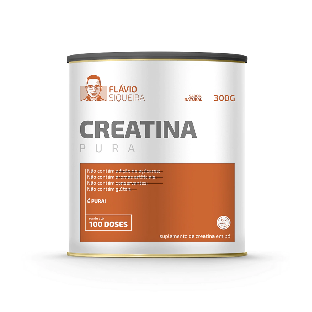 Creatina Pura 300g Com 100 Doses