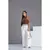 Calça Social Feminina ZARA Modelo Pantalona Alfaiataria Com Cinto Zara Lançamento Moda Zara Luxo Elegancia Blogueirinha Moda - loja online