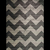 Alfombra Isphahan Gris Anthracite ZigZag Pelo Cortado