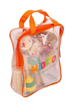 Bandinha Infantil Kidzzo Kit com 10 Instrumentos e Mochila com Alça nas Costas na internet