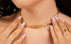 Choker Escamas ouro - comprar online