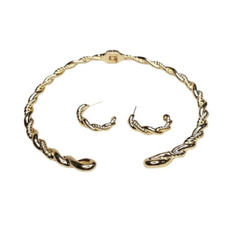 Conjunto Pulseira e Brinco fio torcido - comprar online