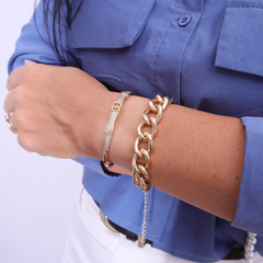 Pulseira com Zirconias - comprar online