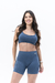 Top Seamless Vitality (azul petróleo) - tienda online