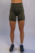 Calza corta seamless Power (verde militar) - ayrun