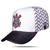 Boné Snapback Branco e Preto Enfeitado Corinthians - comprar online