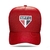 Boné Snapback Vermelho Cinco Pontas São Paulo