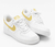 Tênis Nike Air Force 1 '07 White /Saturn Gold na internet