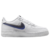 Tênis Nike Air Force 1 Next Nature Double Swoosh White Black Blue - comprar online