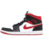 Tênis Nike Air Jordan 1 Mid Black Gym Red