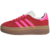 Tênis Adidas Gazelle Bold Trainers collegiate red lucid pink core white