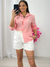 Camisa lisa Rosa 33931