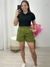 Short alfaiataria Verde 72062