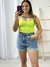 Cropped alça fina Verde abacate 905714