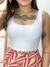 Cropped Tais branco 90682 - comprar online