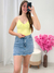 Cropped anarruga Amarelo manteiga 92775