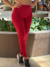 Legging Jackard Vermelho