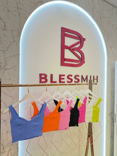 CROPPED BLESSMIH CANELADO POWER - comprar online