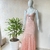 Vestido longo Sereia Rendado Rose - comprar online