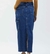 Saia jeans cargo midi com fenda - comprar online