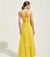 Vestido 3 Marias longo alça algodão amarelo - comprar online