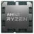 Procesador AMD Ryzen 5 7600X con logo destacado en un fondo verde.