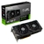 Tarjeta de video Asus Dual OC NVIDIA GeForce RTX 4070 con 12GB GDDR6X, mostrando el dispositivo y su caja.