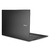 Laptop Asus VivoBook 15 K513EA-AB54, vista trasera en color negro.