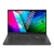 Laptop Asus VivoBook 15 K513EA-AB54 de 15 pulgadas con teclado y pantalla OLED colorida.