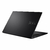 Laptop Asus Vivobook F1605VA-DS52 de color negro, vista trasera con logo visible.