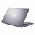 Portátil Asus X515MA-BR423W de 15.6" color gris, visto desde atrás, mostrando el logo en la tapa.