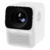 Proyector portátil Smart Wanbo T2 MAX de color blanco, con lente grande y rejilla de altavoz frontal.