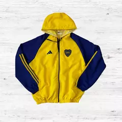 CAMPERA ROMPEVIENTOS BOCA AMARILLA en internet