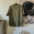 camisa verde militar (brechó) - loja online