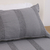 Funda de almohadon 50 x 70 cm Posto Blanco Net Gris - comprar online