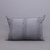 Funda de almohadon 50 x 70 cm Posto Blanco Net Gris