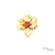 ANEL FLOR CRISTAL ROSA - comprar online