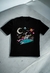 Camiseta Oversized Astro Surfing - Preto